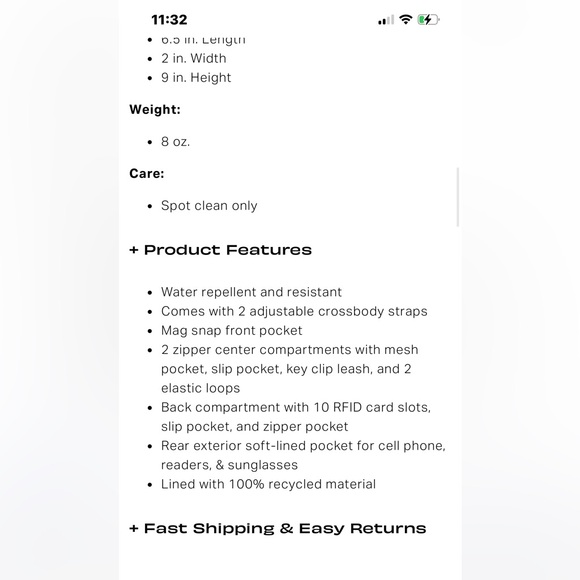 IHKWIP XL EVERYDAY ESSENTIALS CROSSBODY WITH TWO STRAPS METALLIC SILVER - Picture 12 of 12